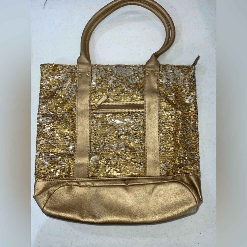 Gold Sequin Purse